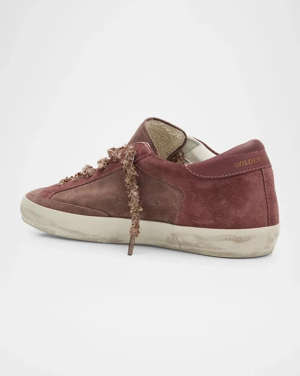 Golden Goose Super-Star Mixed Leather Low-Top Sneakers | Thumbnail 4 Golden Goose Super-Star Mixed Leather Low-Top Sneakers | Thumbnail 4