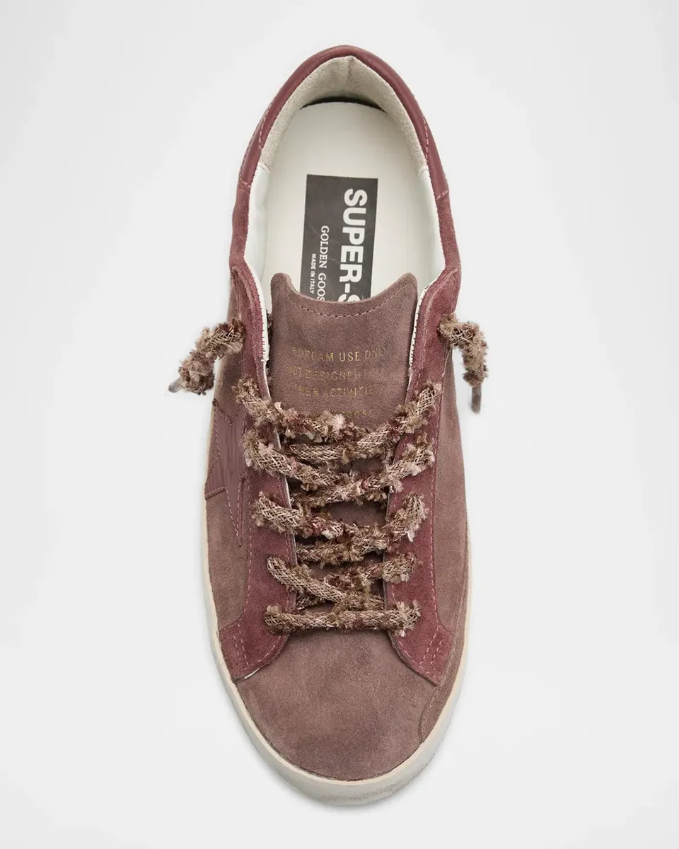 Golden Goose Super-Star Mixed Leather Low-Top Sneakers | Thumbnail 5 Golden Goose Super-Star Mixed Leather Low-Top Sneakers | Thumbnail 5