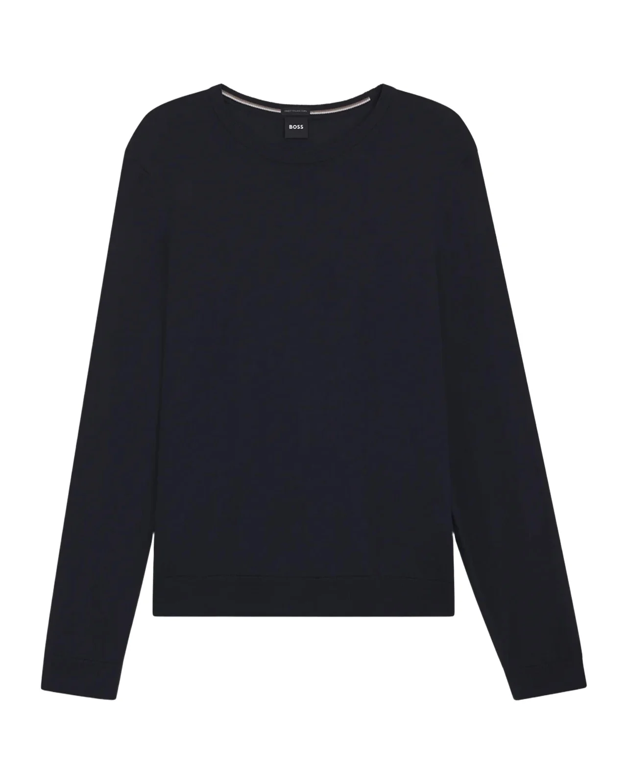 BOSS Men's Leno Wool Classic-Fit Crewneck Sweater