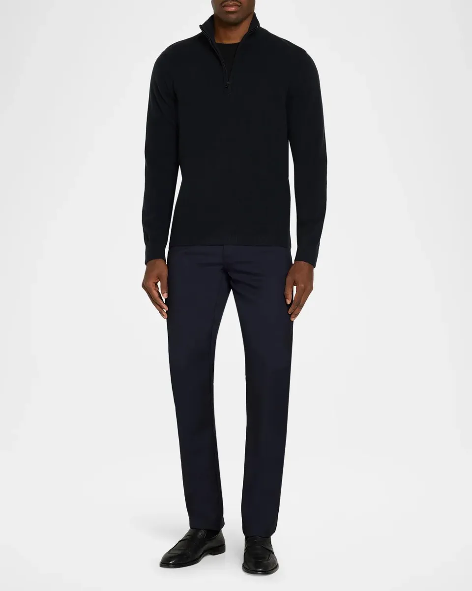 Vince Men's Cashmere Half-Zip Sweater | Thumbnail 2 Vince Men's Cashmere Half-Zip Sweater | Thumbnail 2