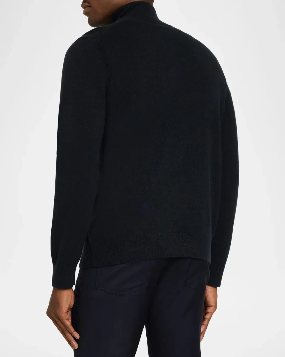 Vince Men's Cashmere Half-Zip Sweater | Thumbnail 3 Vince Men's Cashmere Half-Zip Sweater | Thumbnail 3