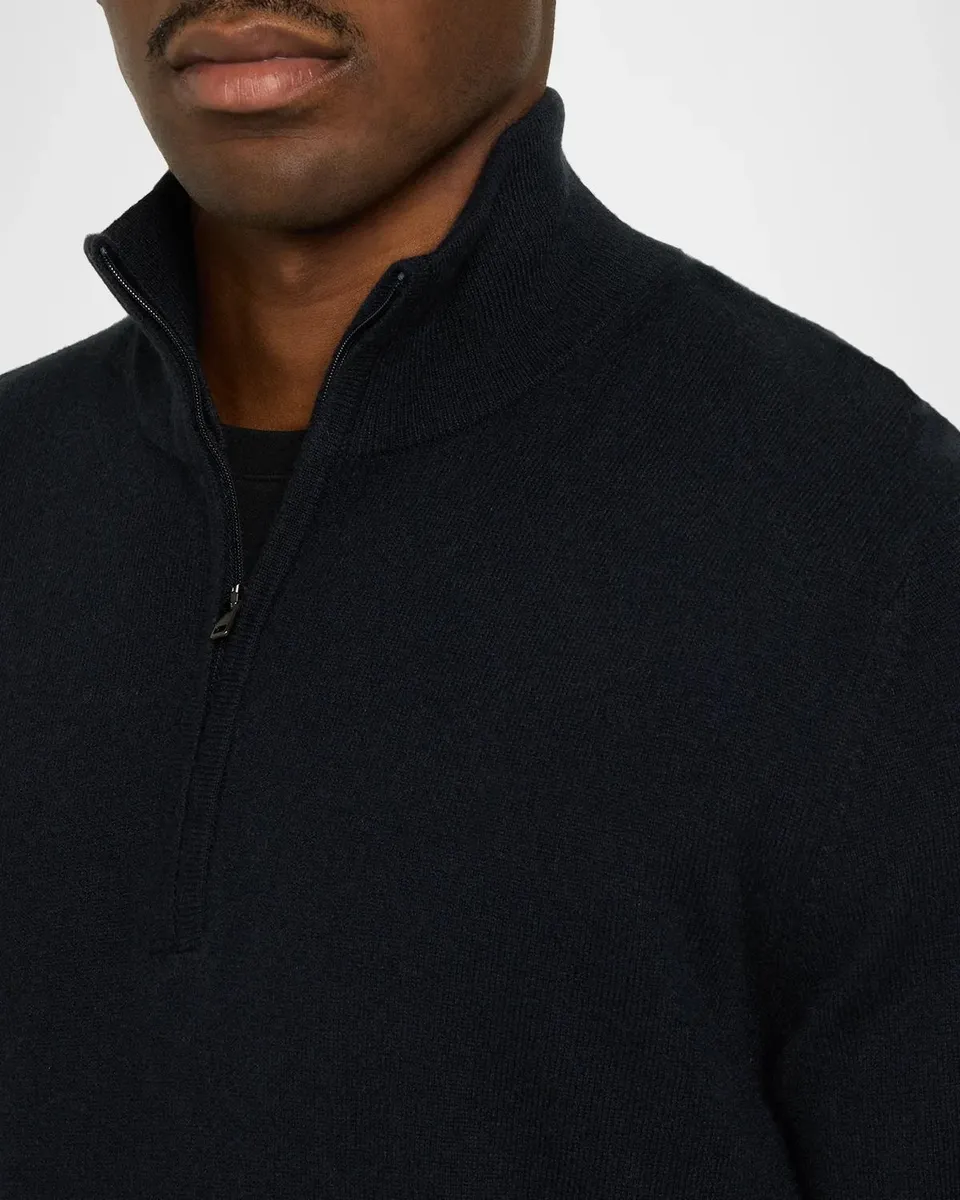 Vince Men's Cashmere Half-Zip Sweater | Thumbnail 5 Vince Men's Cashmere Half-Zip Sweater | Thumbnail 5