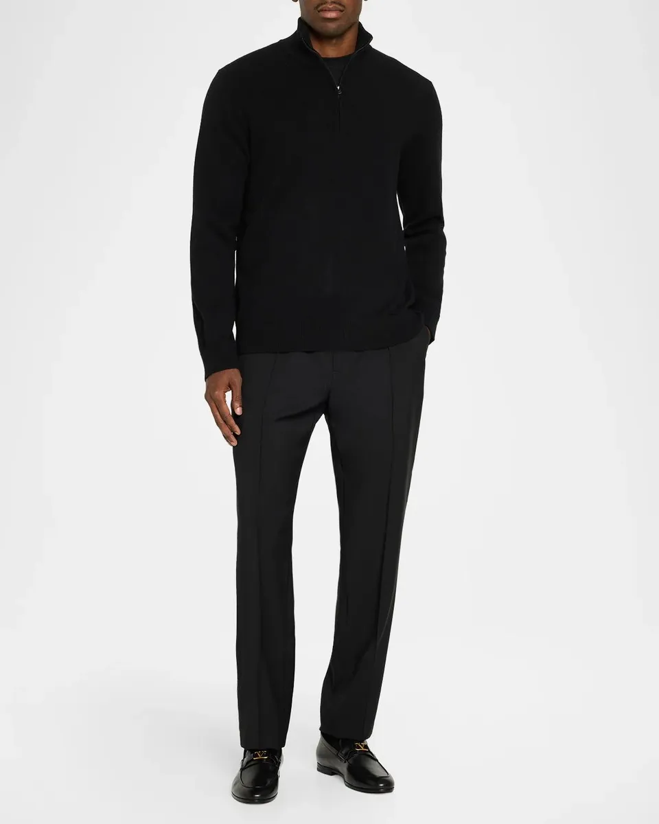 Vince Men's Cashmere Half-Zip Sweater | Thumbnail 2 Vince Men's Cashmere Half-Zip Sweater | Thumbnail 2