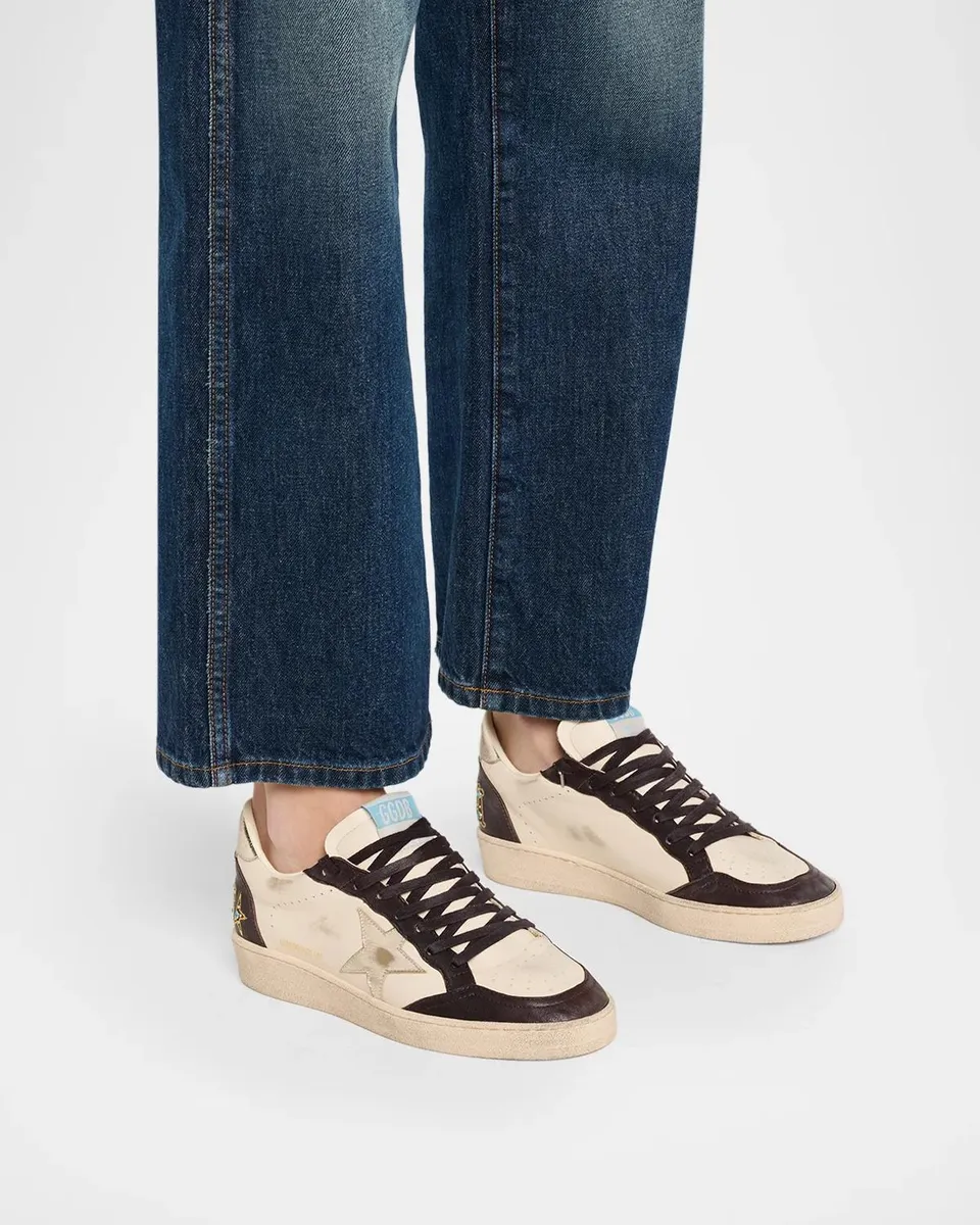 Golden Goose Ball Star Studded Leather Low-Top Sneakers | Thumbnail 2 Golden Goose Ball Star Studded Leather Low-Top Sneakers | Thumbnail 2