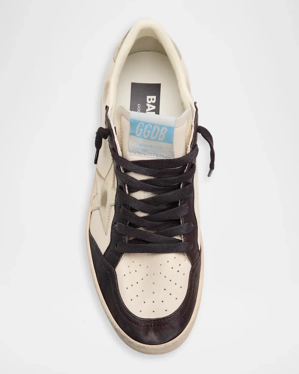 Golden Goose Ball Star Studded Leather Low-Top Sneakers | Thumbnail 6 Golden Goose Ball Star Studded Leather Low-Top Sneakers | Thumbnail 6