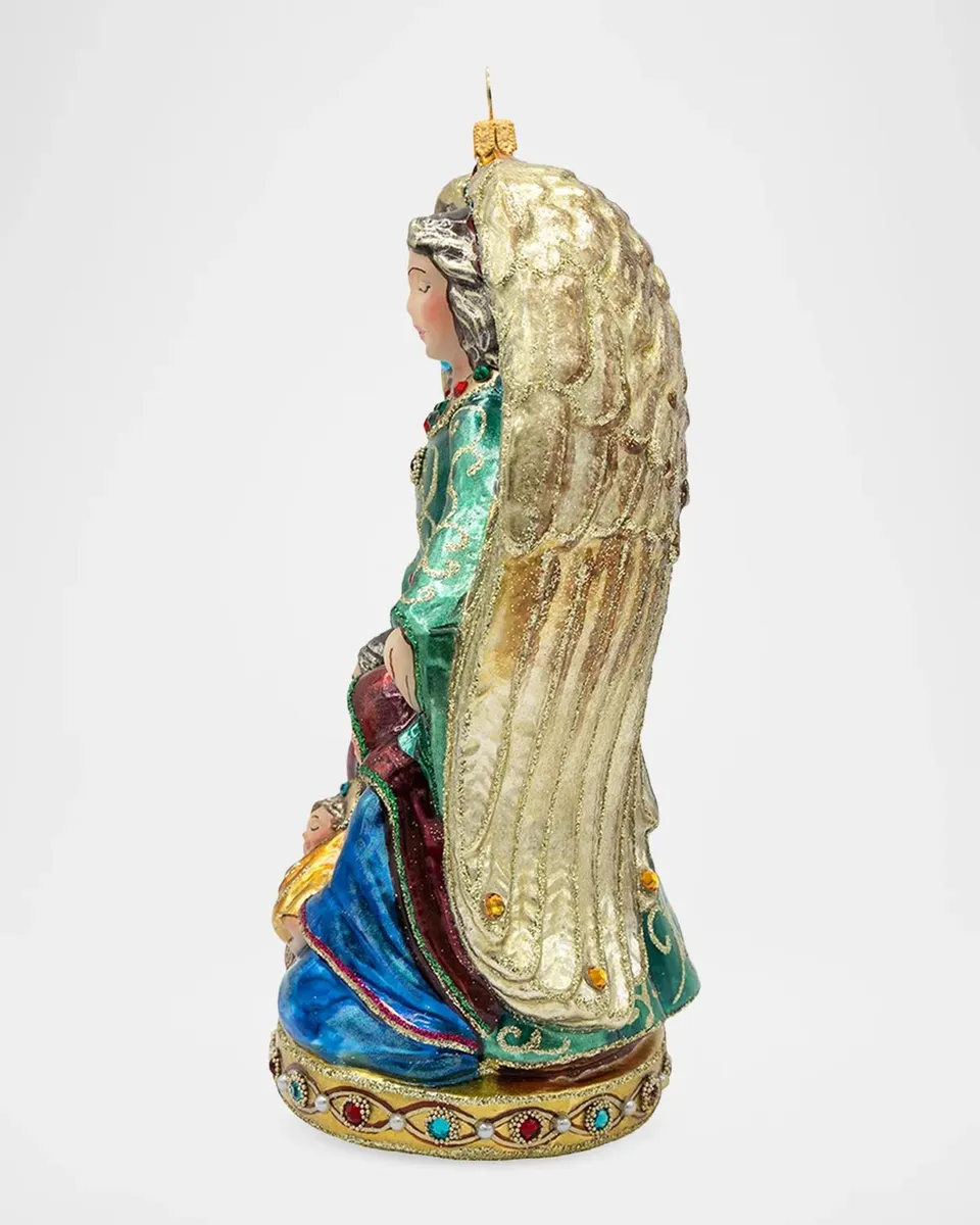 Jay Strongwater 2026 Nativity Glass Christmas Ornament | Thumbnail 3 Jay Strongwater 2026 Nativity Glass Christmas Ornament | Thumbnail 3