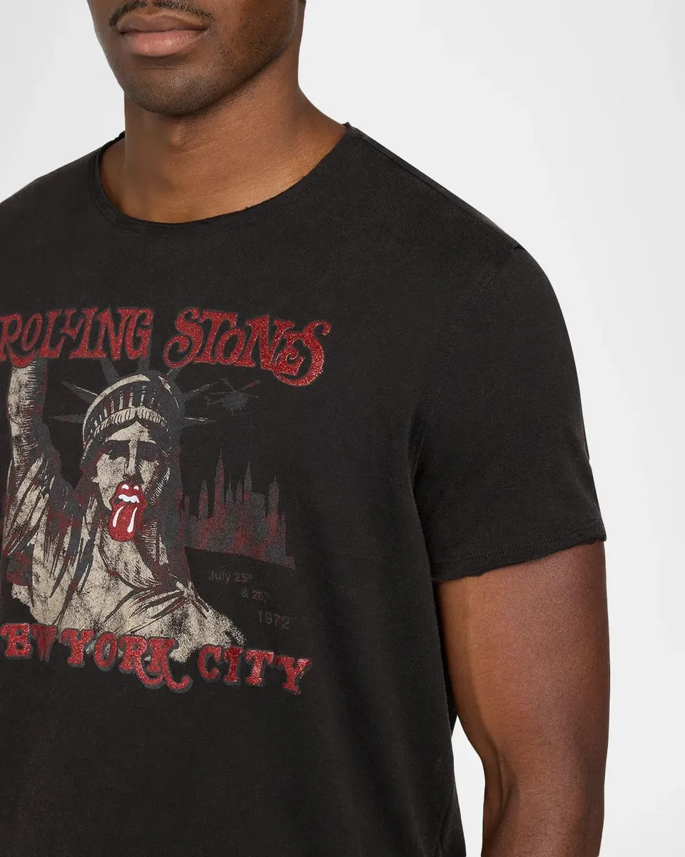 JOHN VARVATOS Men's The Rolling Stones NYC T-Shirt | Thumbnail 5