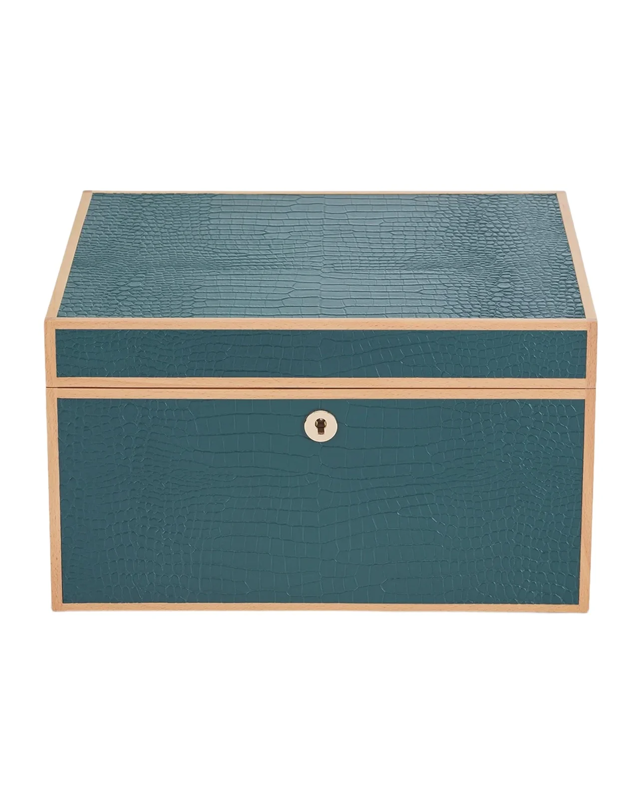 Clarendon Croc-Embossed Leather Watch Case Clarendon Croc-Embossed Leather Watch Case