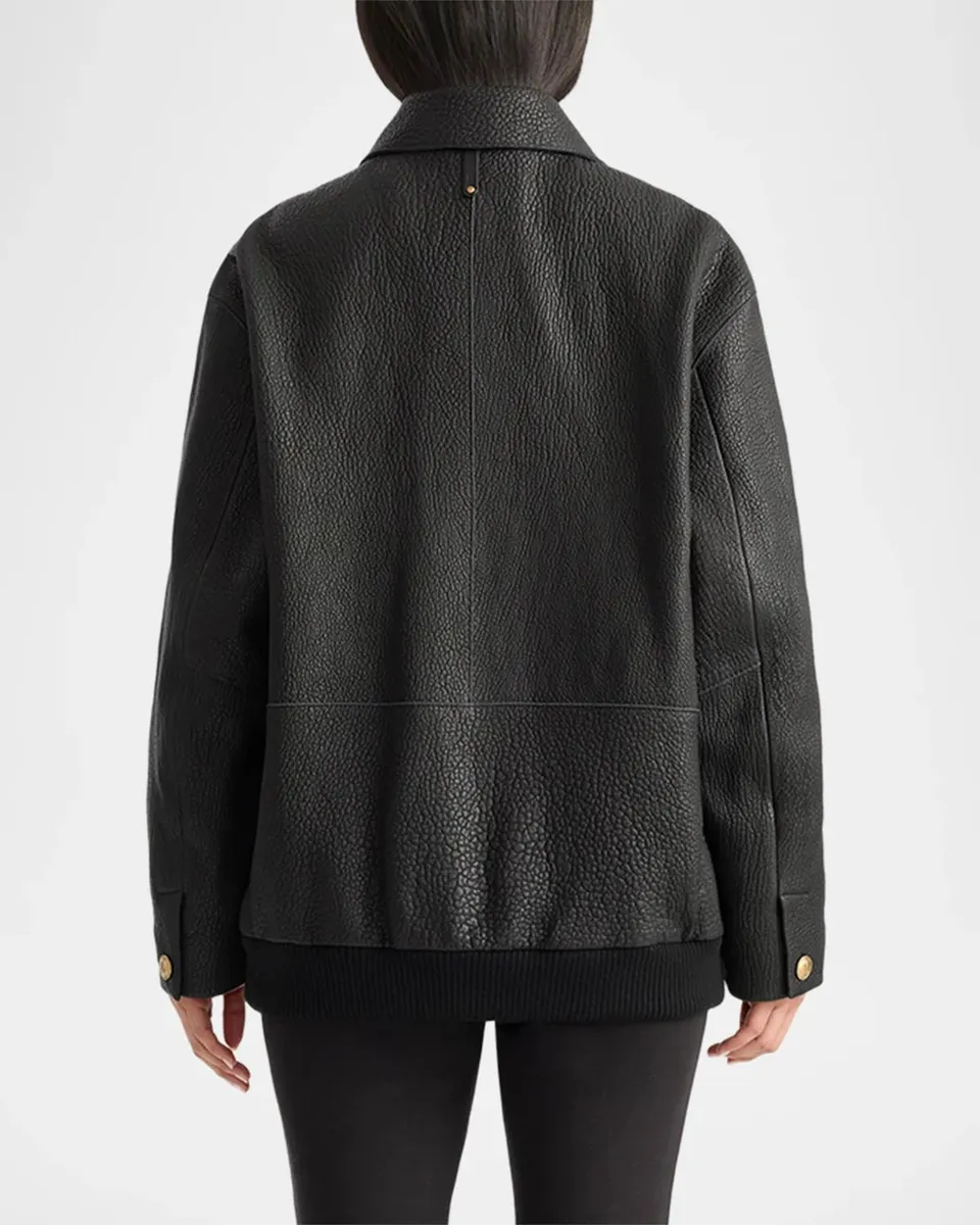 Mackage Rosemary-PB Pebble Leather Jacket | Thumbnail 3 Mackage Rosemary-PB Pebble Leather Jacket | Thumbnail 3