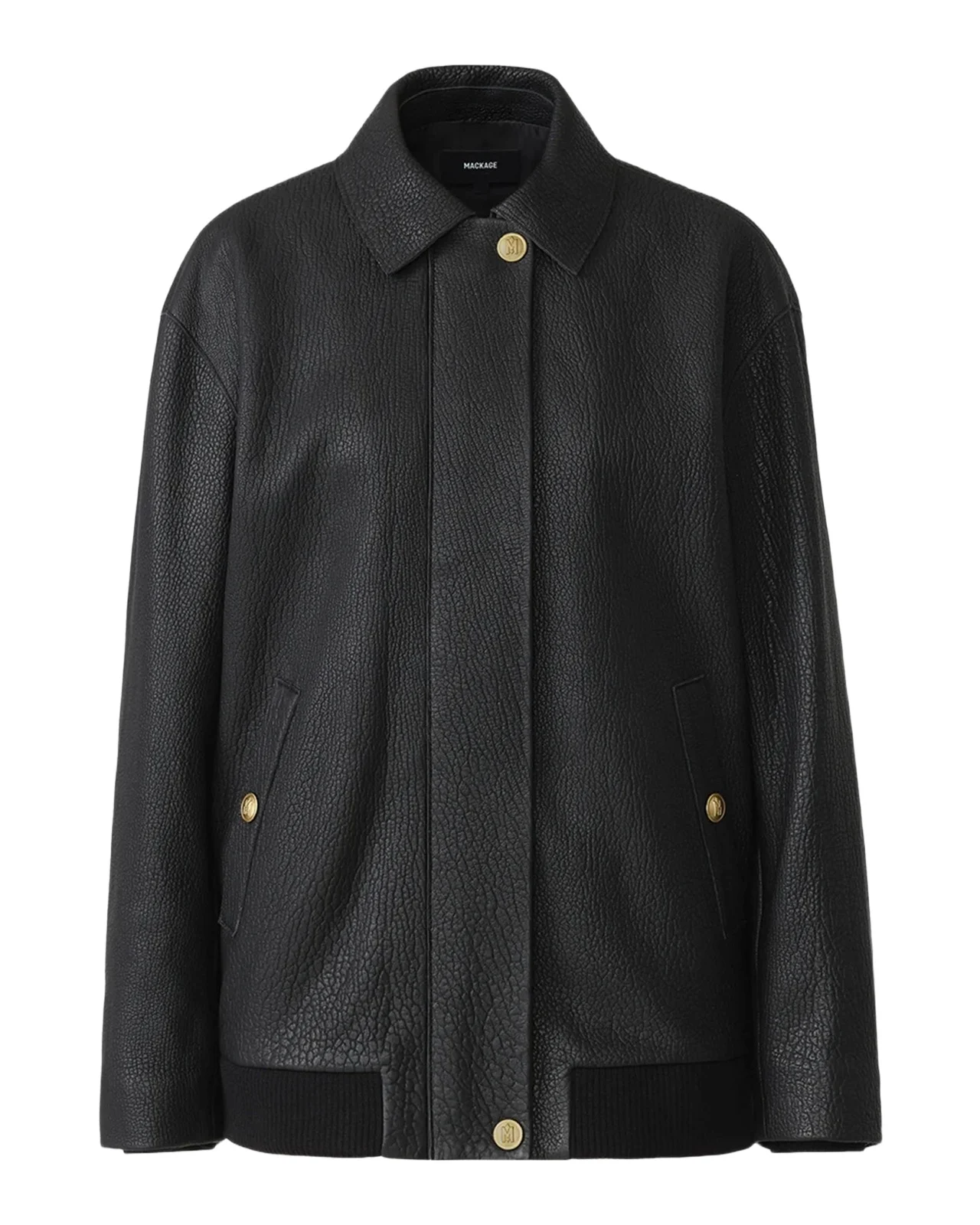 Mackage Rosemary-PB Pebble Leather Jacket