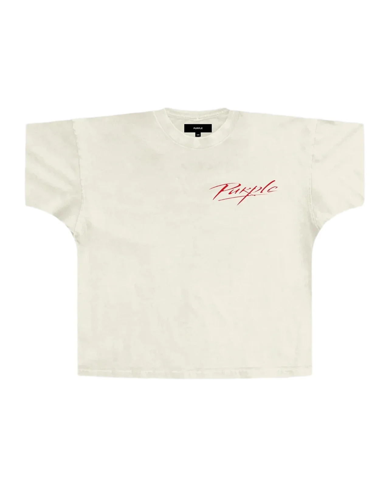 PURPLE Men's Logo Jersey Crewneck T-Shirt