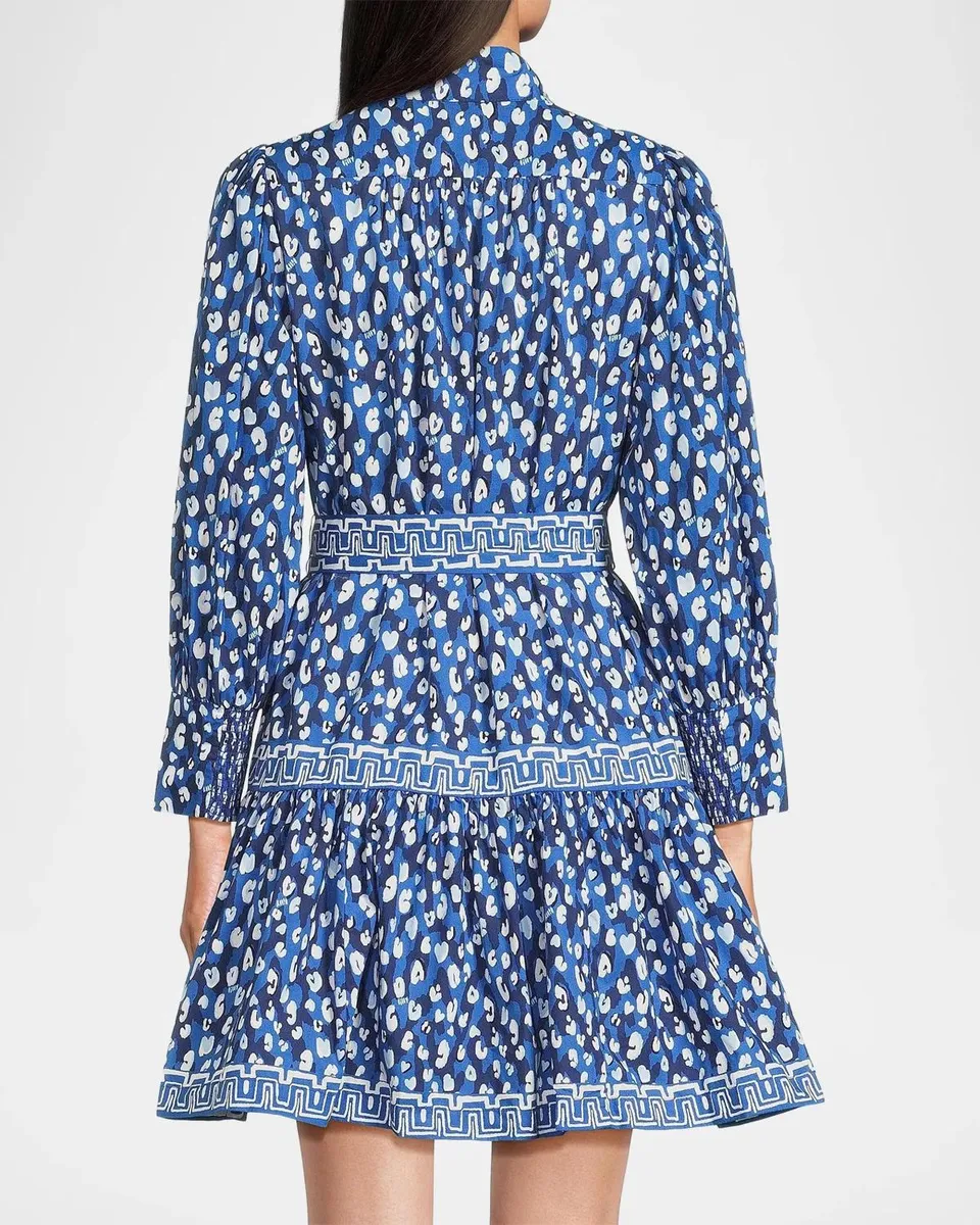 Lilly Pulitzer Drena Animal-Print Cotton Mini-Shirtdress | Thumbnail 3 Lilly Pulitzer Drena Animal-Print Cotton Mini-Shirtdress | Thumbnail 3