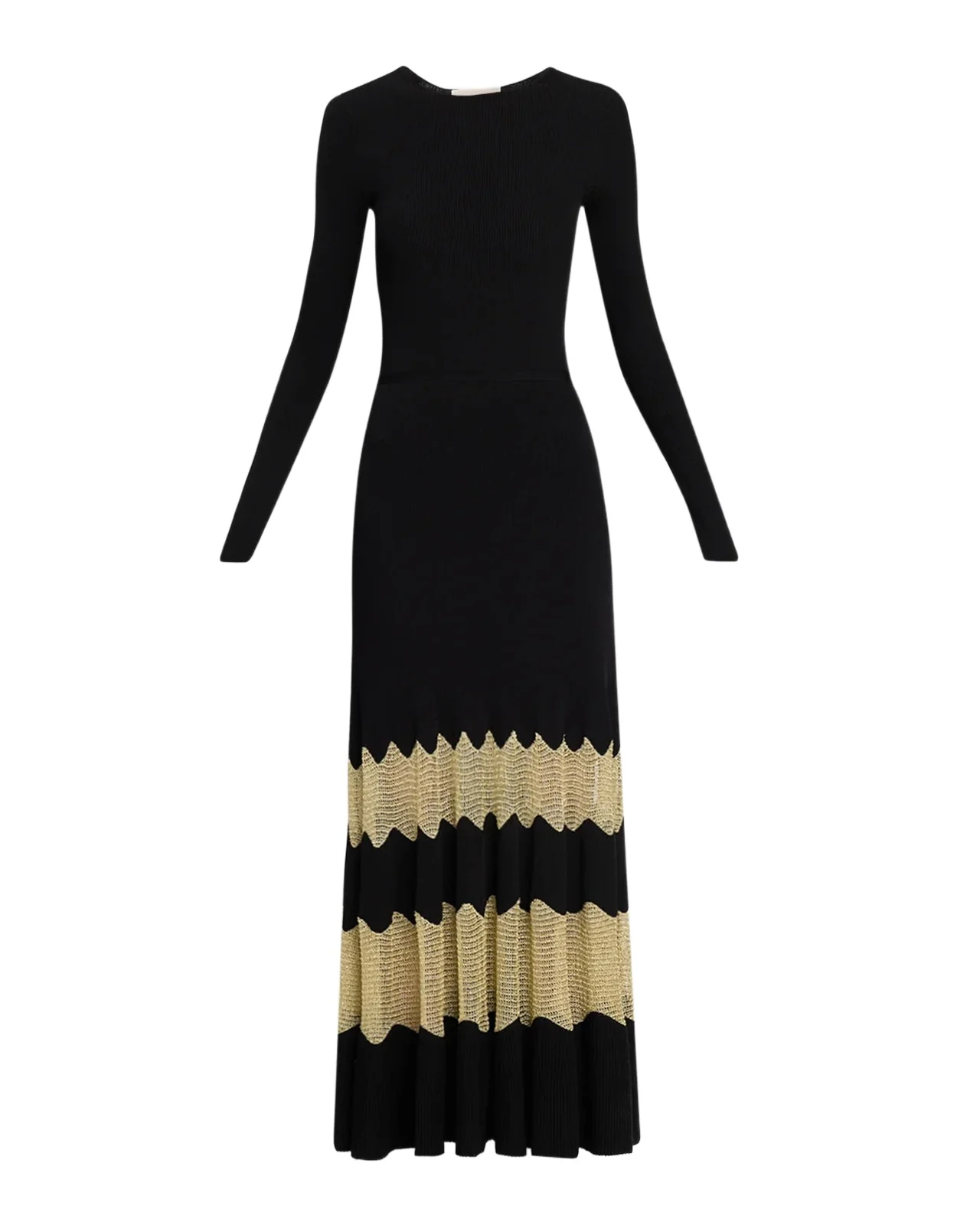 Ulla Johnson Amaia Silk-Blend Mesh-Panel Maxi Dress