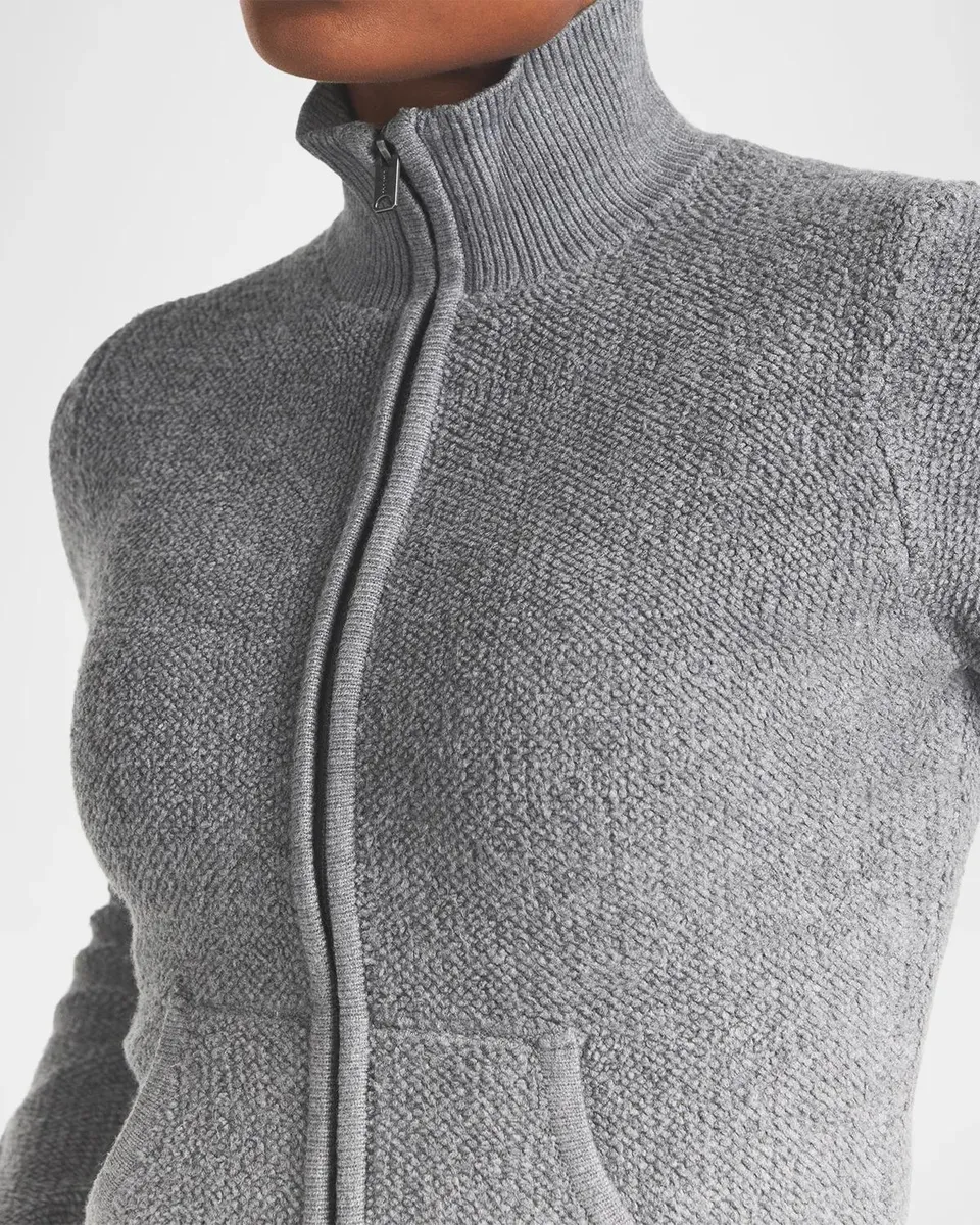 Skims Knit Zip-Up Jacket | Thumbnail 5 Skims Knit Zip-Up Jacket | Thumbnail 5
