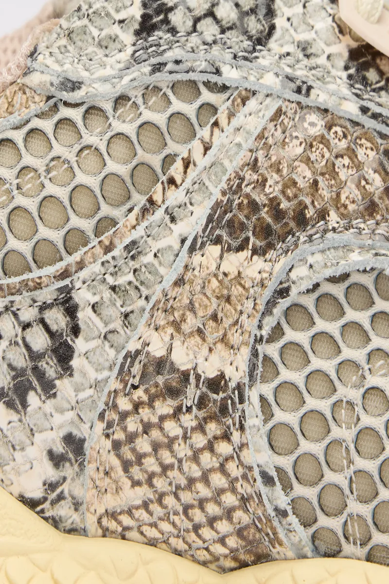 Roberto Cavalli Serpentine Snakeskin Print Leather Sneaker | Thumbnail 4 Roberto Cavalli Serpentine Snakeskin Print Leather Sneaker | Thumbnail 4