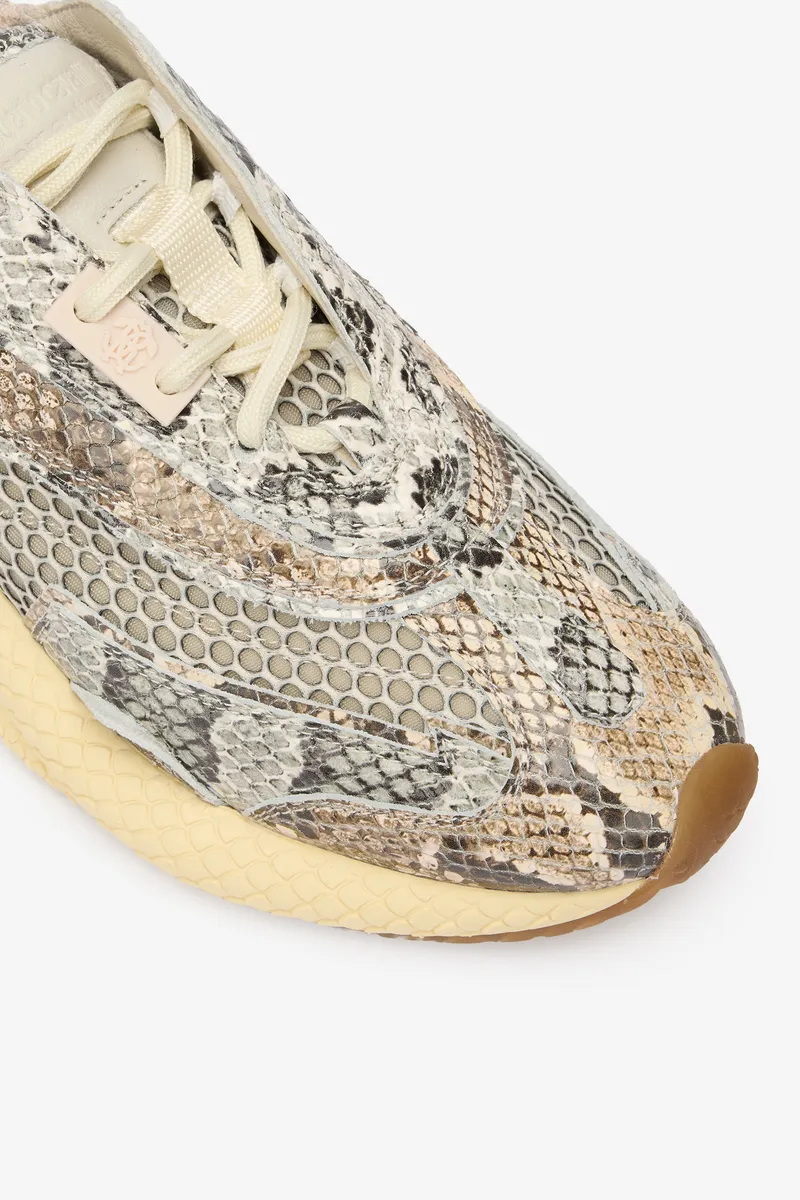 Roberto Cavalli Serpentine Snakeskin Print Leather Sneaker | Thumbnail 5 Roberto Cavalli Serpentine Snakeskin Print Leather Sneaker | Thumbnail 5