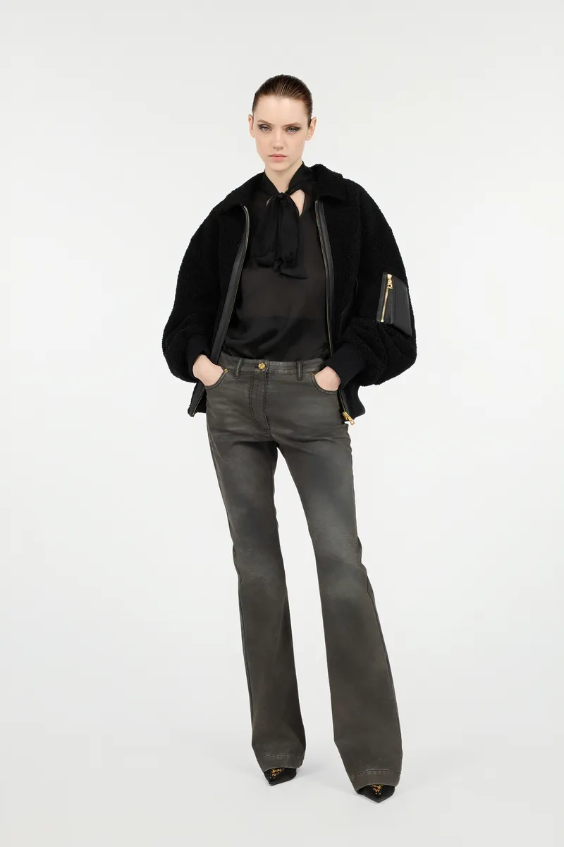 Roberto Cavalli Black Bootcut Jeans | Thumbnail 6