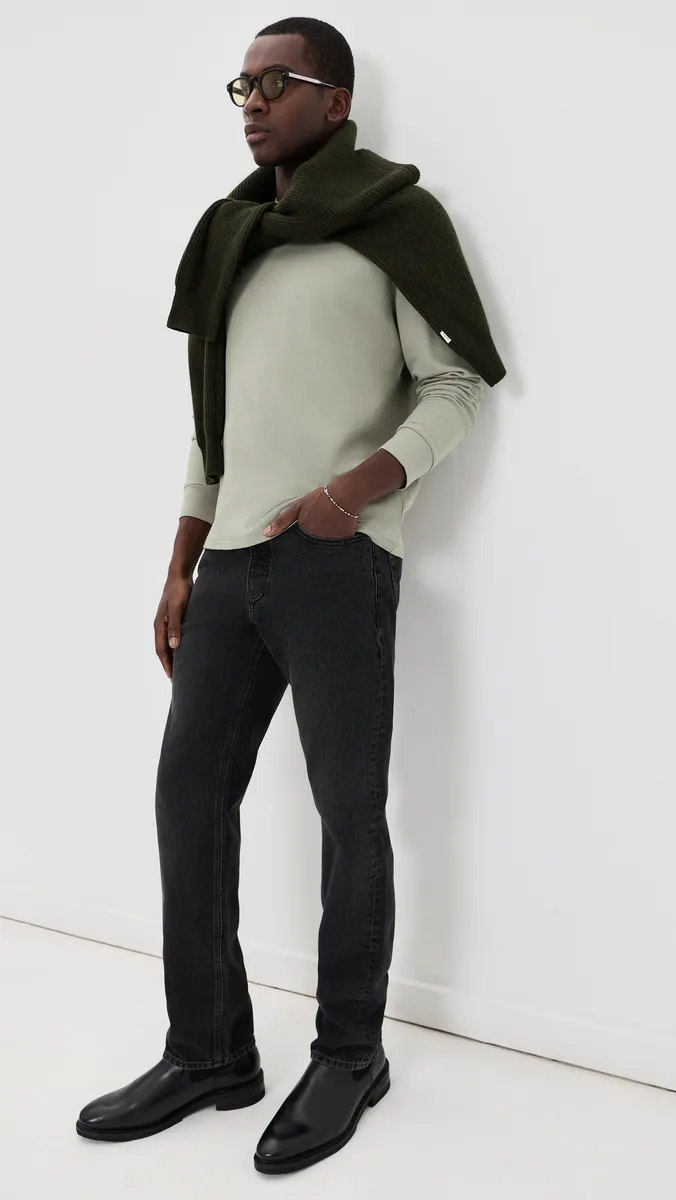 Frame Duo Fold Long Sleeve Tee | Thumbnail 5 Frame Duo Fold Long Sleeve Tee | Thumbnail 5