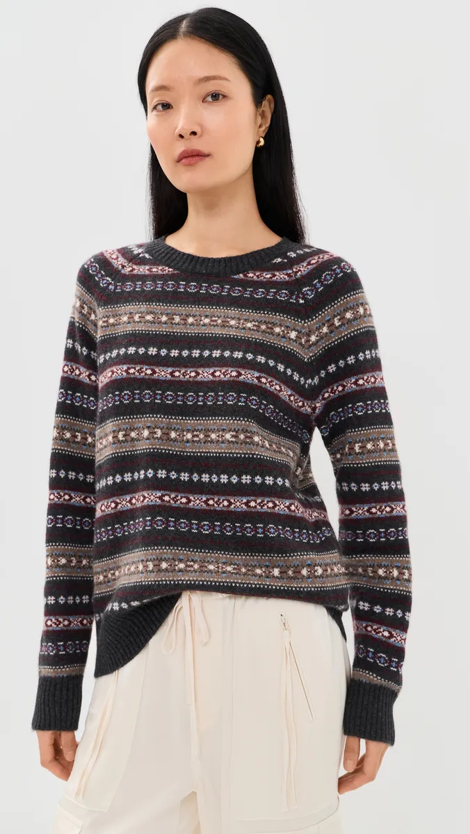 Sablyn Viv Relaxed Raglan Crew Neck Cashmere Sweater | Thumbnail 2 Sablyn Viv Relaxed Raglan Crew Neck Cashmere Sweater | Thumbnail 2