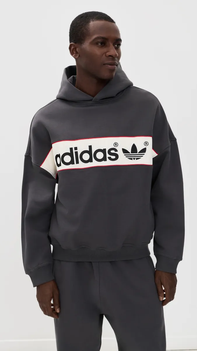 Adidas Blocked Signature Hoodie | Thumbnail 2 Adidas Blocked Signature Hoodie | Thumbnail 2
