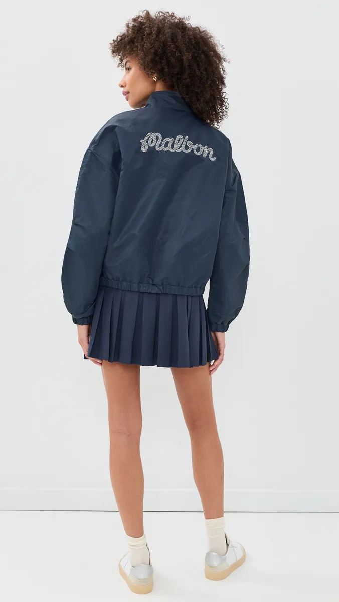 Malbon Delphine Script Bomber Jacket | Thumbnail 3 Malbon Delphine Script Bomber Jacket | Thumbnail 3