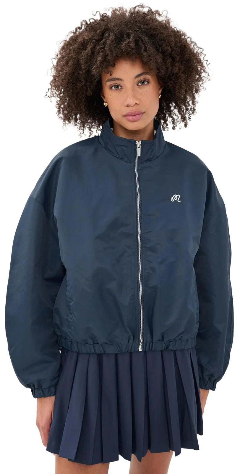 Malbon Delphine Script Bomber Jacket