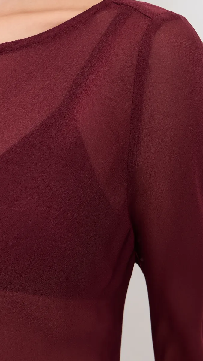 VRG GRL Luka Sheer Bias Maxi Dress | Thumbnail 6 VRG GRL Luka Sheer Bias Maxi Dress | Thumbnail 6
