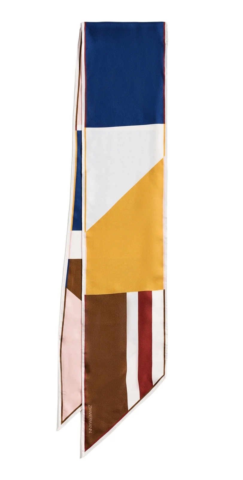 Printed Silk Neck Scarf