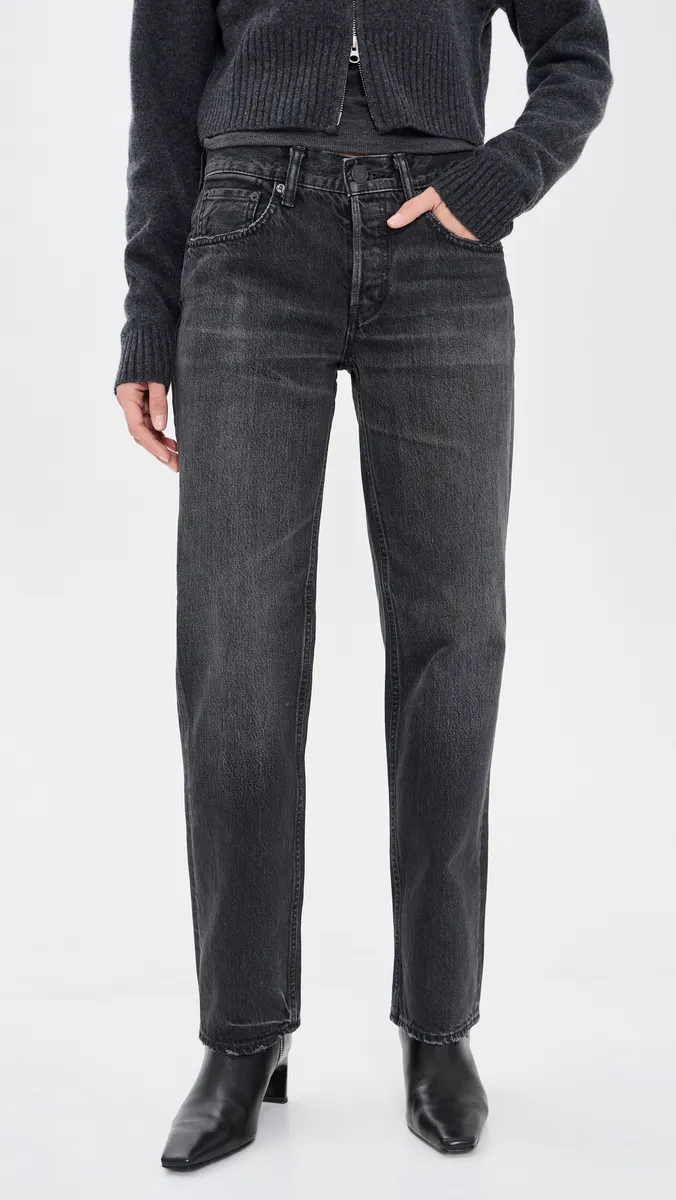 Moussy Vintage Irwin Straight Low Jeans | Thumbnail 2