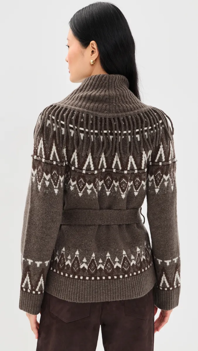 Simkhai Anaise Fair Isle Cardigan | Thumbnail 3 Simkhai Anaise Fair Isle Cardigan | Thumbnail 3