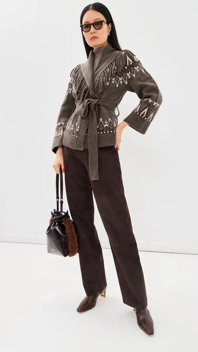 Simkhai Anaise Fair Isle Cardigan | Thumbnail 5 Simkhai Anaise Fair Isle Cardigan | Thumbnail 5