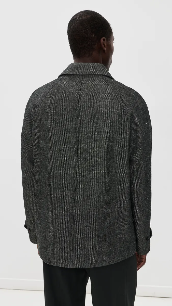 Knickerbocker Mill Shetland Wool & Linen Coat | Thumbnail 3 Knickerbocker Mill Shetland Wool & Linen Coat | Thumbnail 3