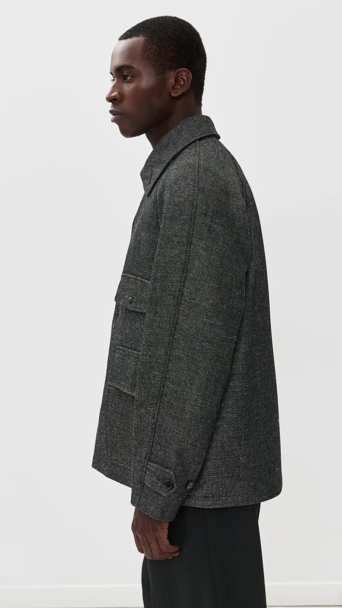 Knickerbocker Mill Shetland Wool & Linen Coat | Thumbnail 4 Knickerbocker Mill Shetland Wool & Linen Coat | Thumbnail 4