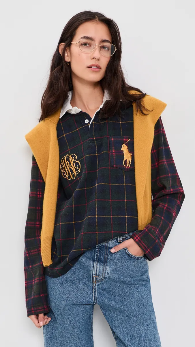 Polo Ralph Lauren Long Sleeve Collared Rugby Polo | Thumbnail 2