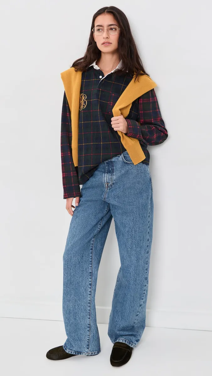 Polo Ralph Lauren Long Sleeve Collared Rugby Polo | Thumbnail 5