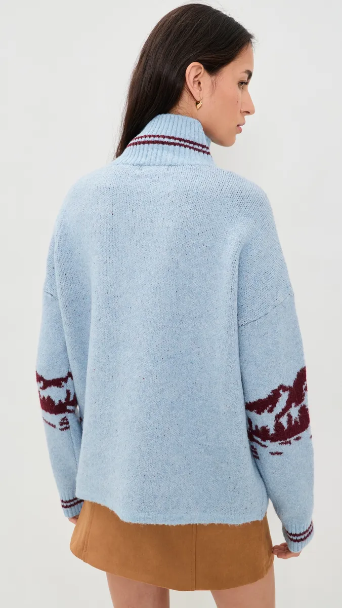 Another Girl Aspen Quarter Zip Sweater | Thumbnail 3