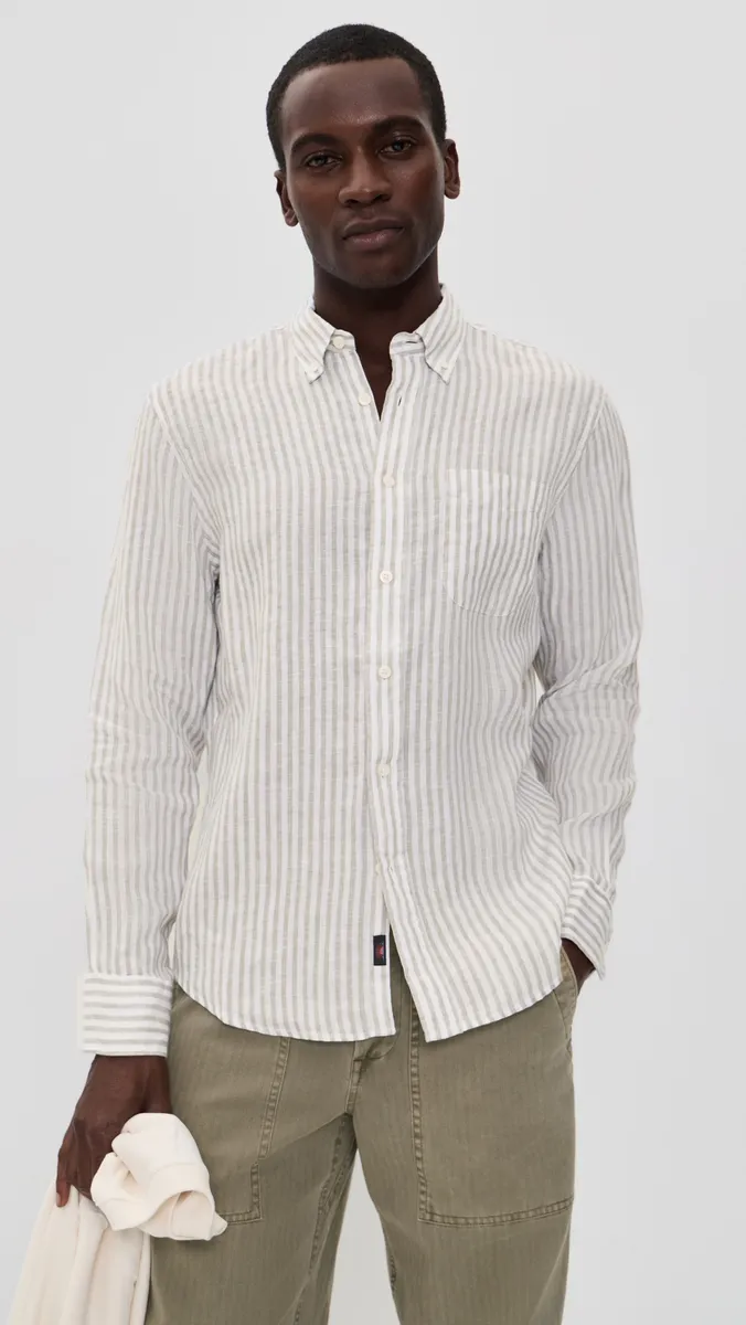 Faherty Sunwashed Linen Shirt | Thumbnail 2 Faherty Sunwashed Linen Shirt | Thumbnail 2