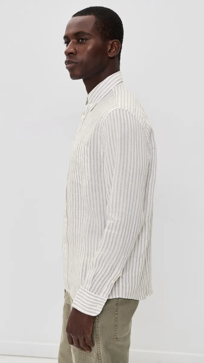 Faherty Sunwashed Linen Shirt | Thumbnail 4 Faherty Sunwashed Linen Shirt | Thumbnail 4