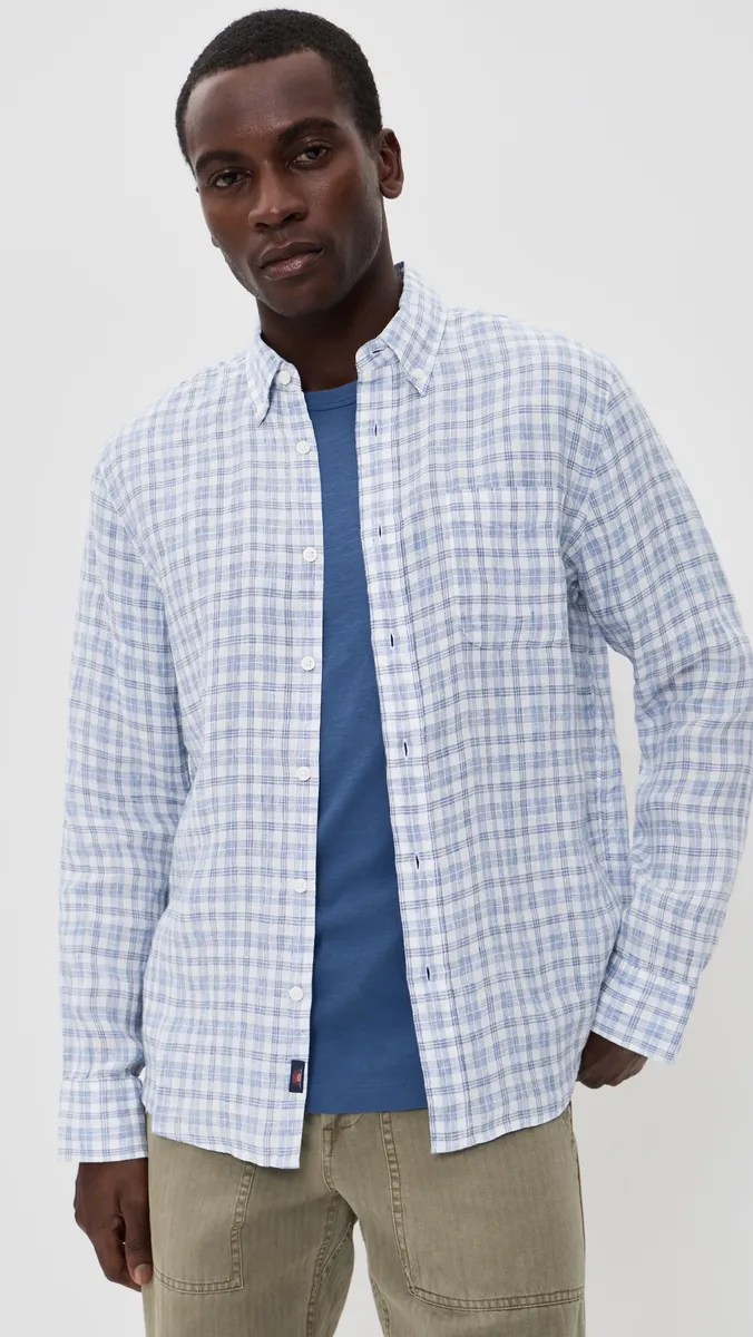Faherty Sunwashed Linen Shirt | Thumbnail 2 Faherty Sunwashed Linen Shirt | Thumbnail 2