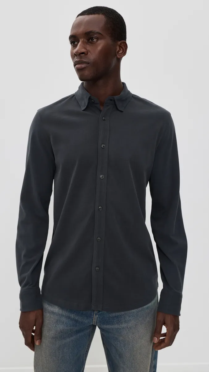 Marine Layer Luxe 250 Button Down Shirt | Thumbnail 2