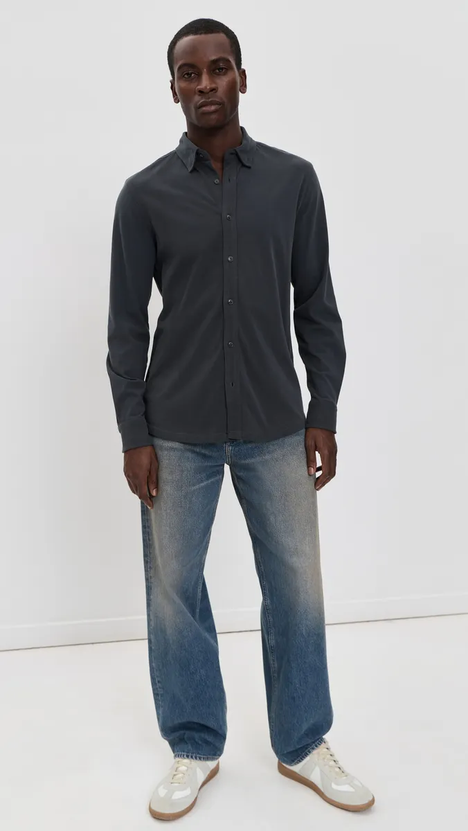 Marine Layer Luxe 250 Button Down Shirt | Thumbnail 5