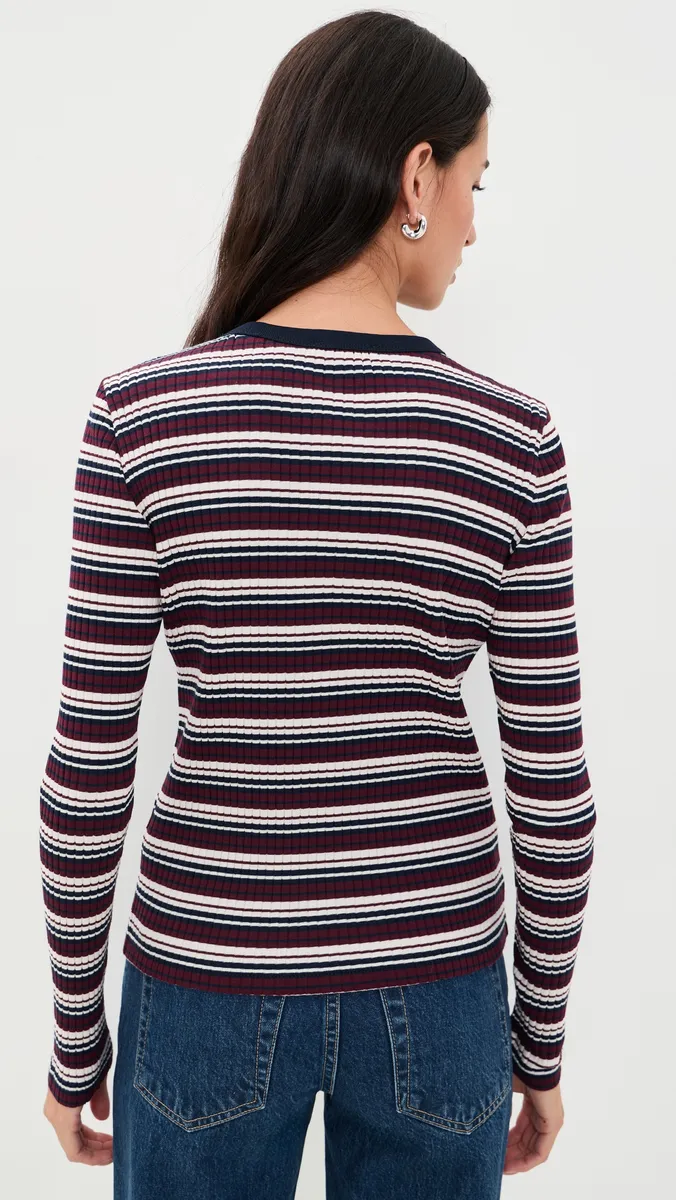 Madewell Ribbed Long-Sleeve Tee | Thumbnail 4 Madewell Ribbed Long-Sleeve Tee | Thumbnail 4