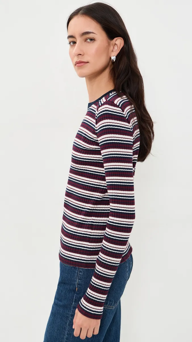 Madewell Ribbed Long-Sleeve Tee | Thumbnail 5 Madewell Ribbed Long-Sleeve Tee | Thumbnail 5