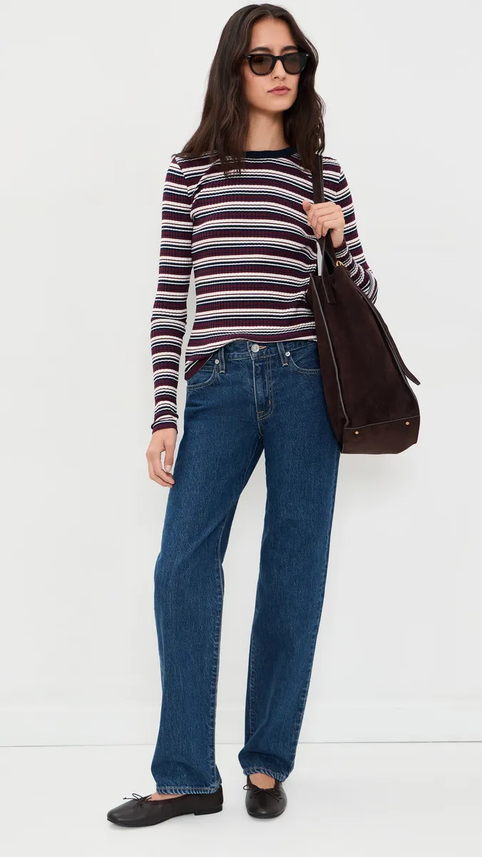 Madewell Ribbed Long-Sleeve Tee | Thumbnail 6 Madewell Ribbed Long-Sleeve Tee | Thumbnail 6