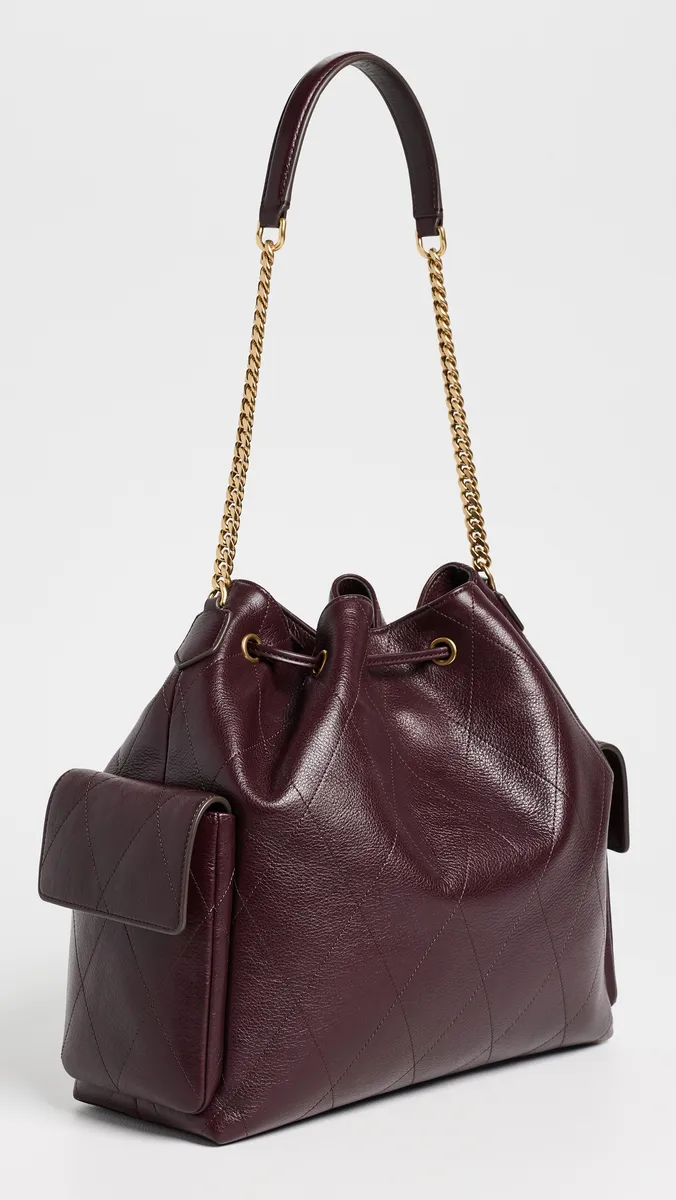 Tory Burch Charlie Quilted Large Drawstring Shoulder Bag | Thumbnail 4 Tory Burch Charlie Quilted Large Drawstring Shoulder Bag | Thumbnail 4