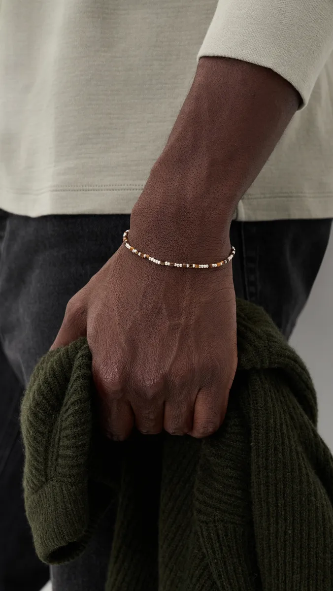 MAOR Tiger Eye Sterling Silver Bracelet | Thumbnail 3