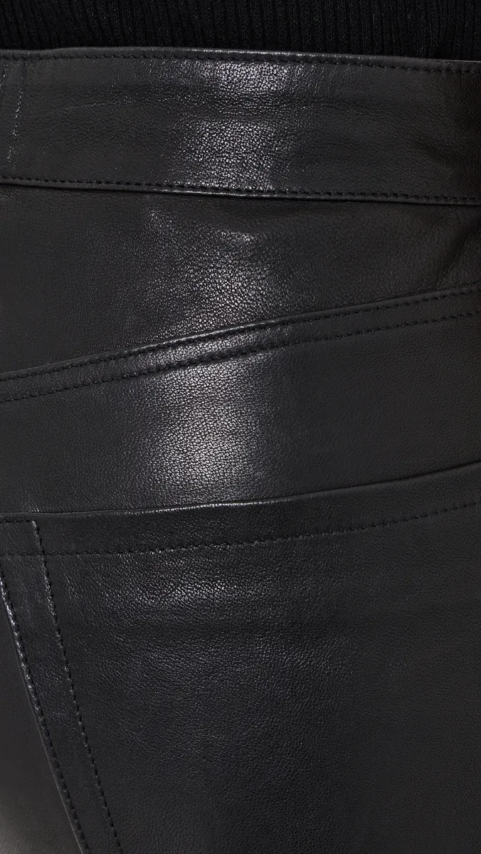 Citizens of Humanity Savannah Cigarette Lambskin Leather Pants | Thumbnail 6