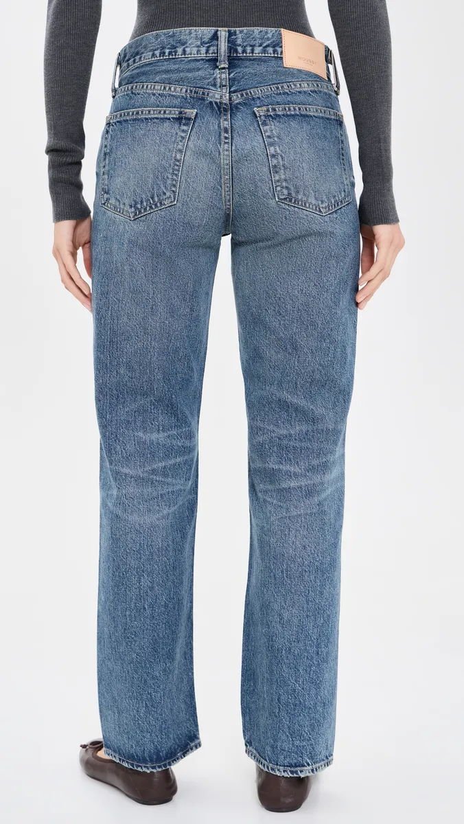 Moussy Vintage Clinton Straight Low Jeans | Thumbnail 3 Moussy Vintage Clinton Straight Low Jeans | Thumbnail 3