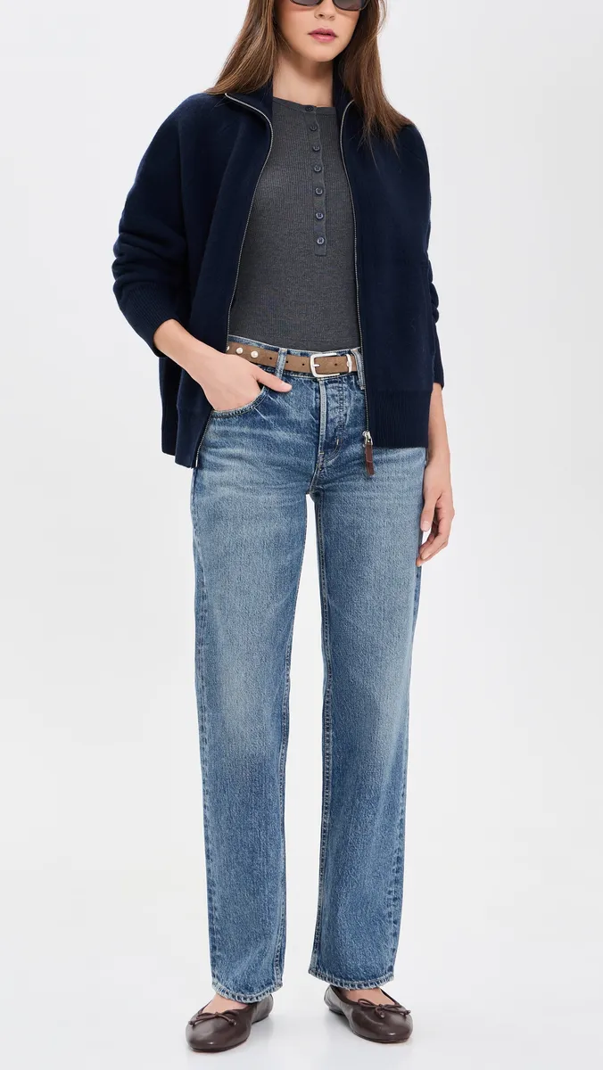 Moussy Vintage Clinton Straight Low Jeans | Thumbnail 5 Moussy Vintage Clinton Straight Low Jeans | Thumbnail 5