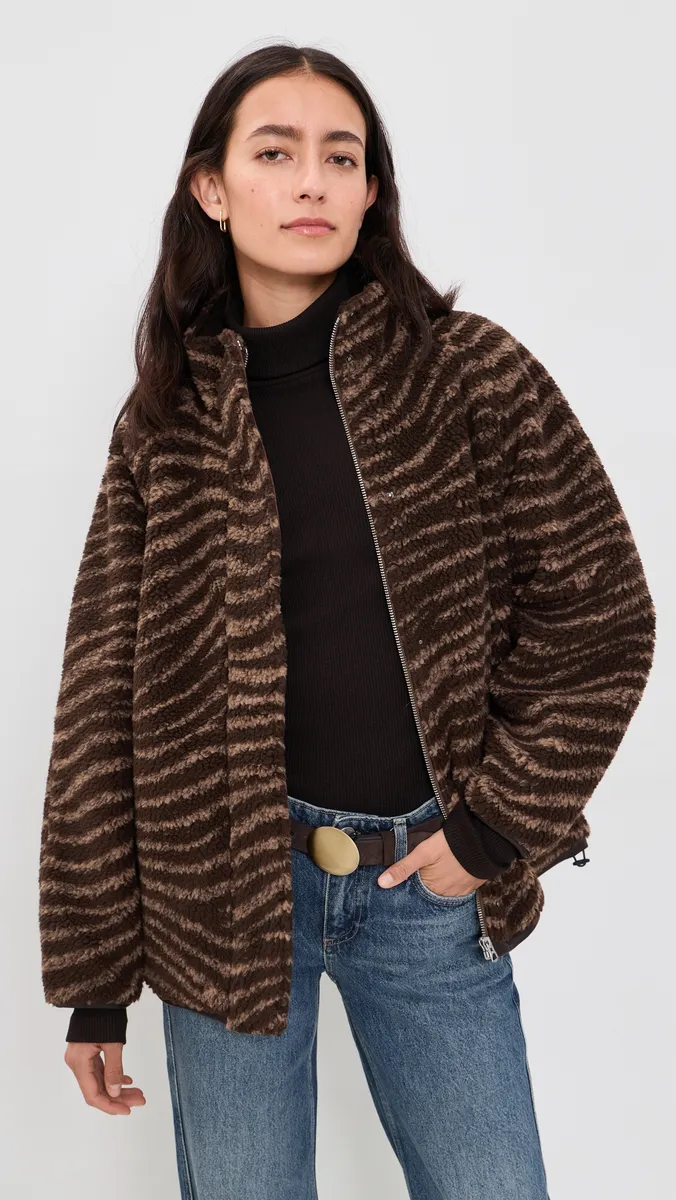 rag & bone Sun Sherpa Funnel Neck Jacket | Thumbnail 2 rag & bone Sun Sherpa Funnel Neck Jacket | Thumbnail 2